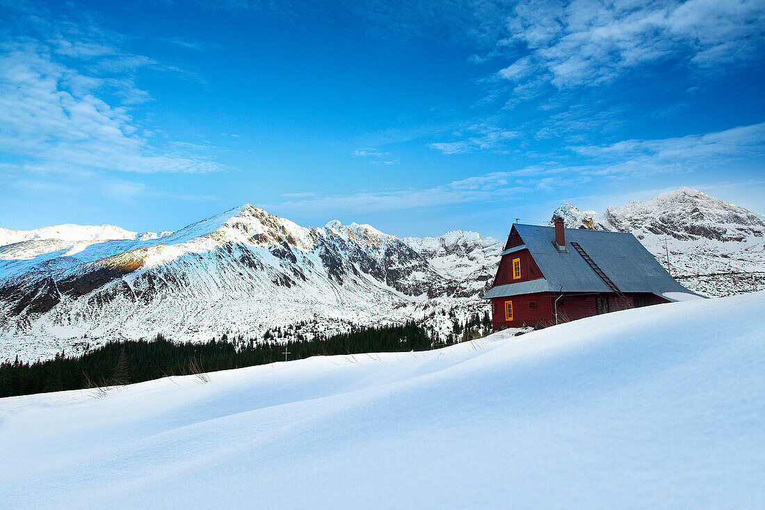 Gasienicowa Valley in winter, Tatra Mountains, Poland