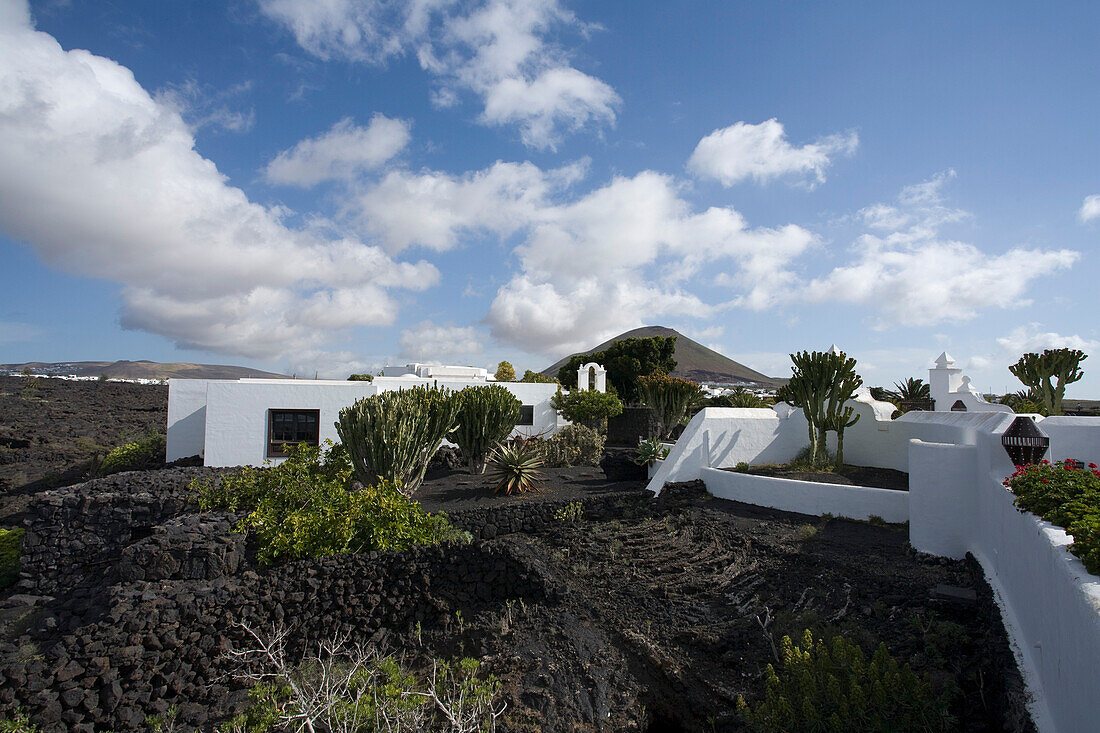 Former residence of artist and architect Cesar Manrique, museum, Fundacion Cesar Manrique, Taro de Tahiche, UNESCO Biosphere Reserve, Lanzarote, Canary Islands, Spain, Europe