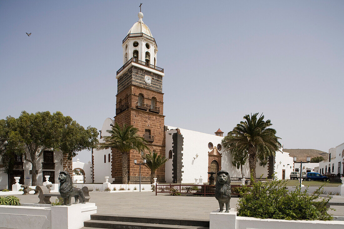 Church, Nuestra Senora de Guadalupe, Teguise, Lanzarote, Canary Islands, Spain, Europe