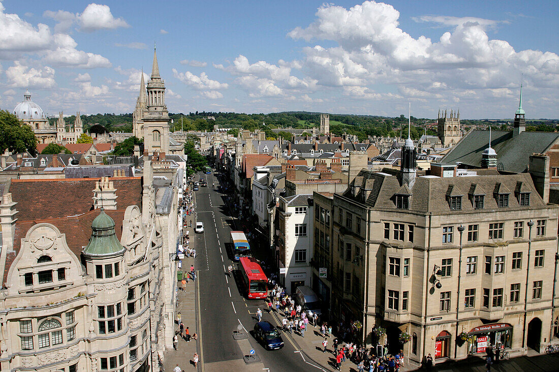 High Street,  Oxford,  Oxfordshire,  England,  Great Britain