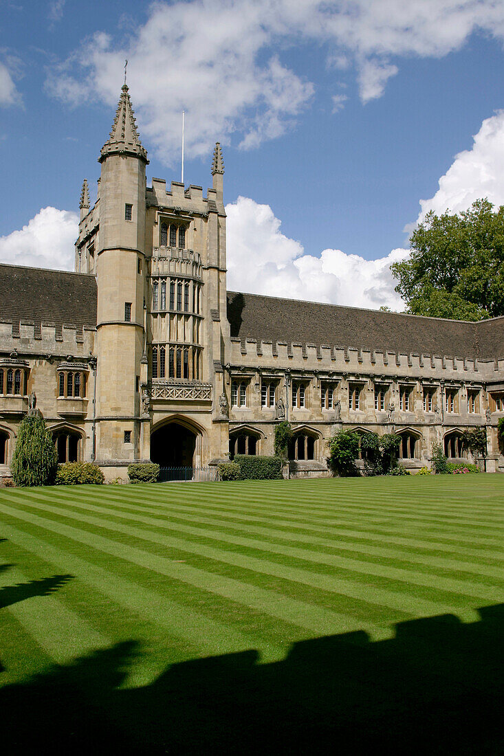 Magdalen College,  Founder´s Tower,  Cloister,  Oxford,  Oxfordshire,  England,  Great Britain