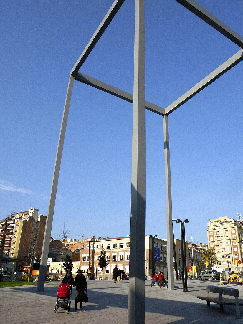 Lesseps square,  Barcelona. Catalonia,  Spain