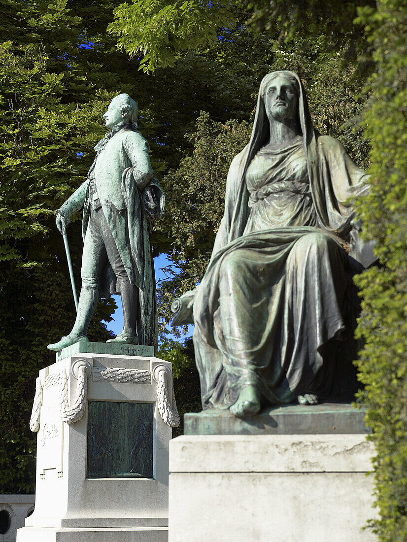 Johann Wolfgang Von Goethe´ (1904) monument by Ernst Waefener,  Strasbourg. Alsace,  France