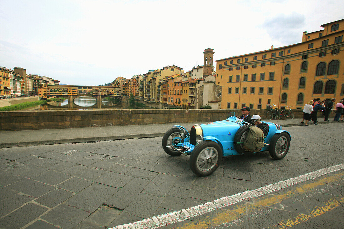 Vintage car,  Florence. Tuscany,  Italy