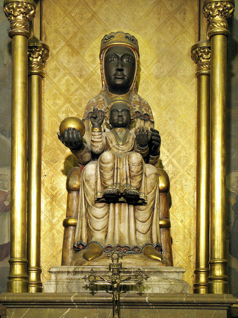 Black virgin of Montserrat. Barcelona province,  Catalonia,  Spain