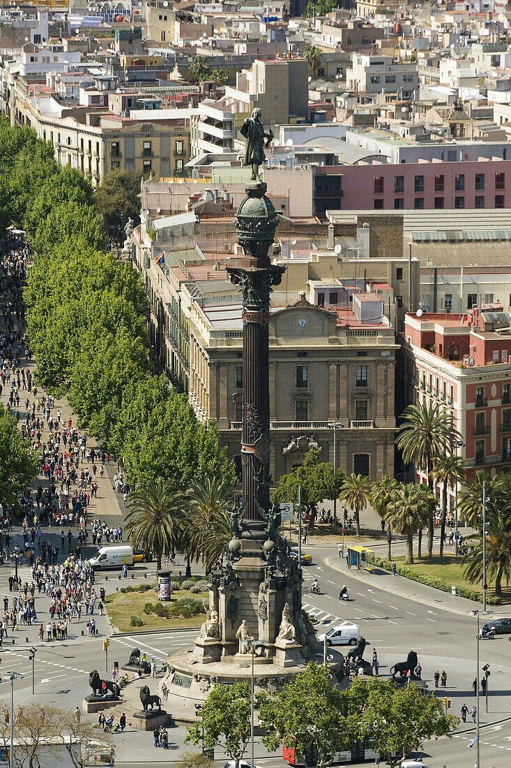 Estatua de Colón. Barcelona