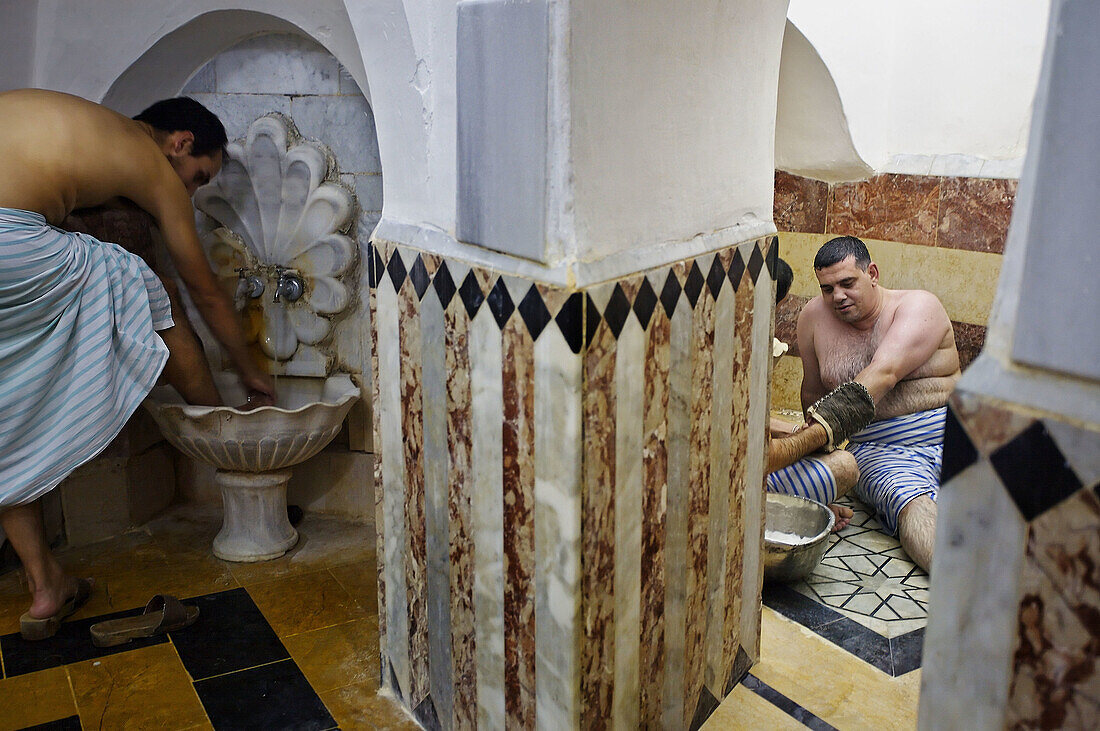 Hammam Nureddin (traditional Turkish baths),  Damascus,  Syria