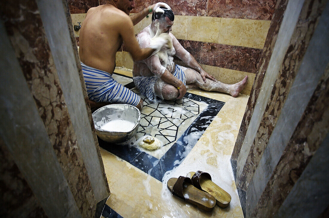 Hammam Nureddin (traditional Turkish baths),  Damascus,  Syria