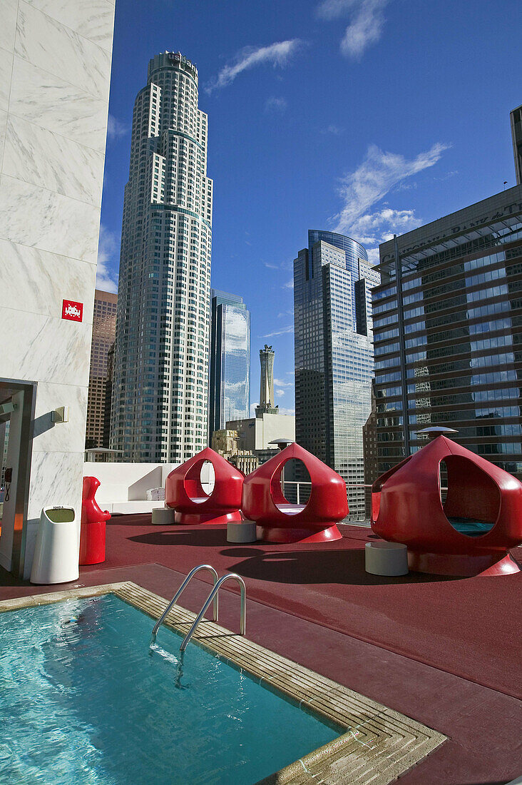 The Standard Hotel,  downtown,  Los Angeles,  California,  USA