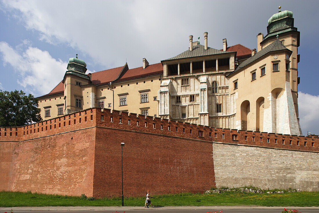 Wawel Hill and Castle, Royal Castle, Cracow,  Krakow, Poland