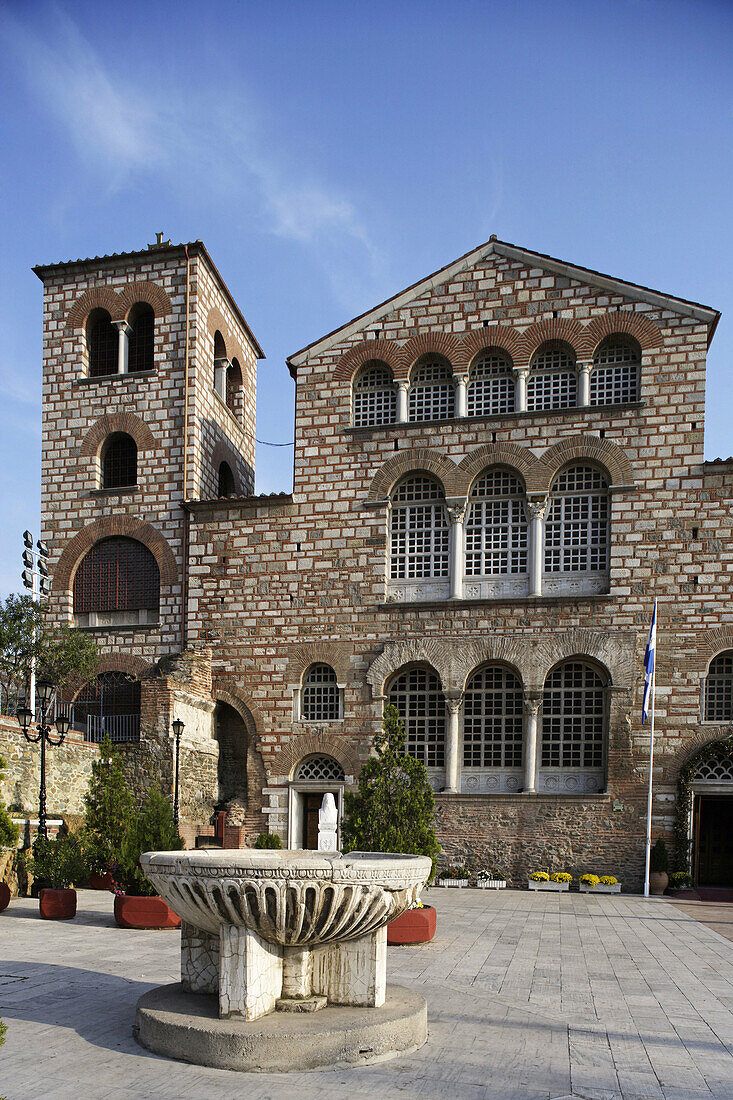 Agios Dimitrios church, facade, Thessaloniki, Macedonia, Greece