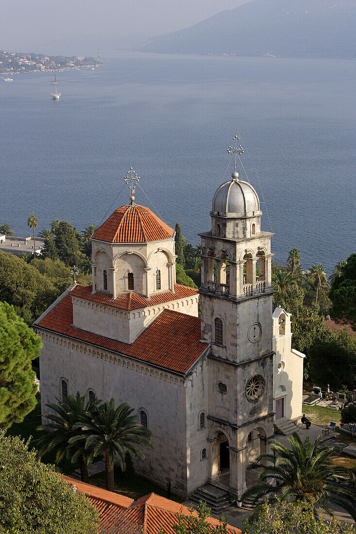 Great Uspenskaya church, Great church of the Assumption , Kotor Bay, Savina Monastery, near Herceg-Novi, Montenegro