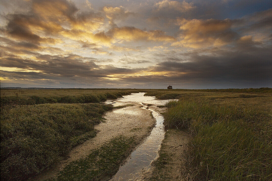 The Watch House Blakeney Point Norfolk UK Winter