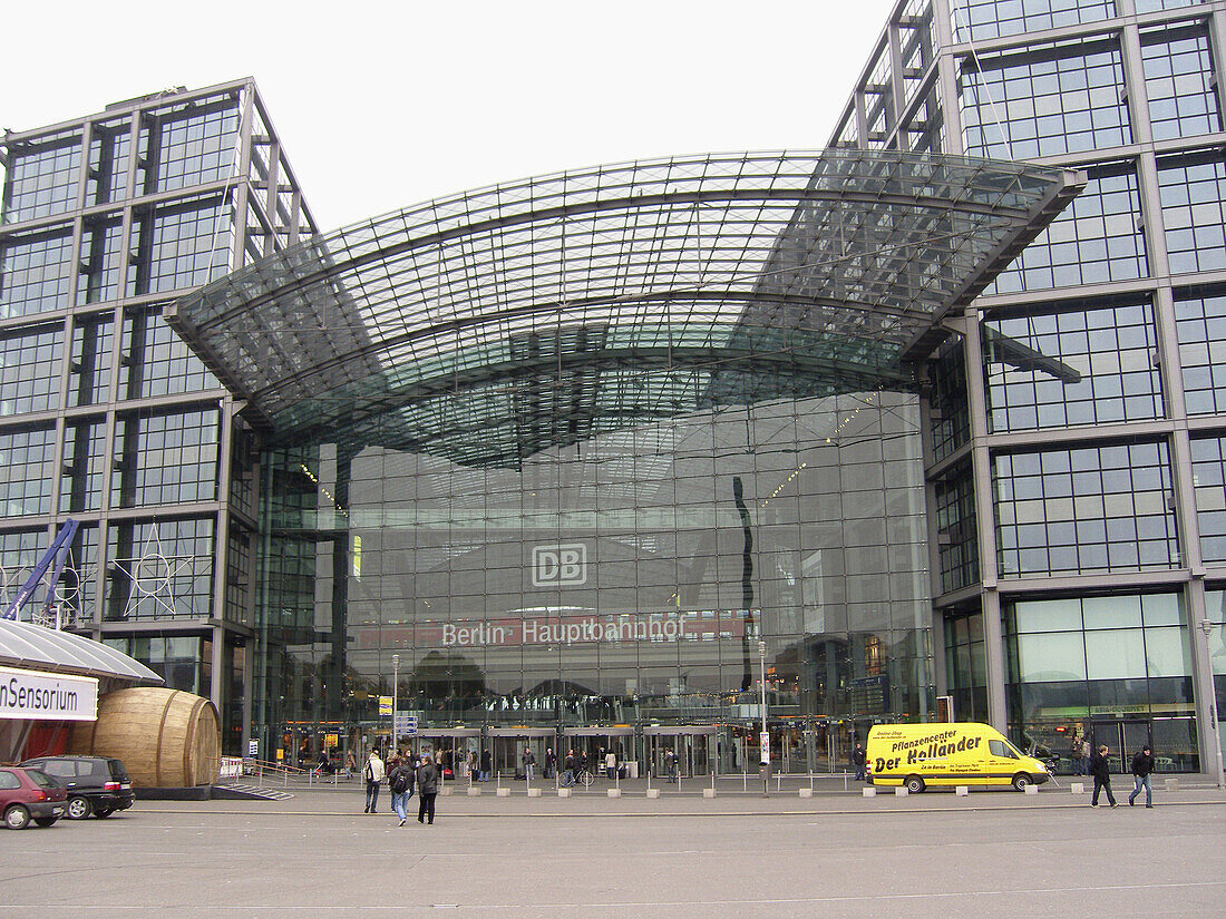 Hauptbanhof train station -biggest in Europe-,  Berlin,  Germany