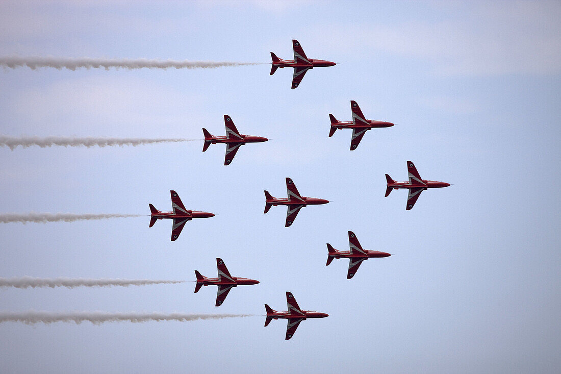 Red Arrows in Monte Carlo