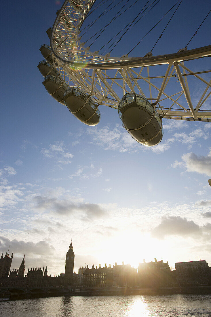 Das London Eye, London, England