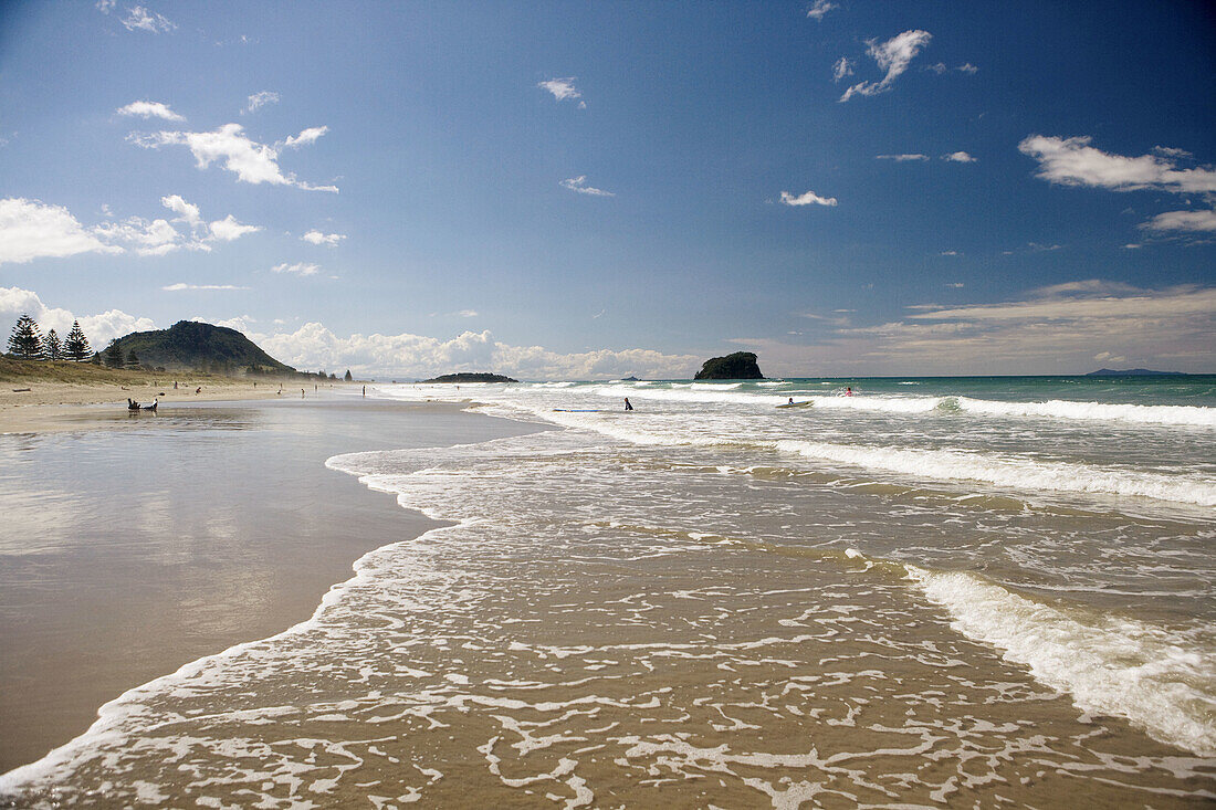 Bay, Beach, Color, Colour, Maunganui, New Zealand, North island, Plenty, Travel, Travels, World locations, World travel, F57-871937, agefotostock 