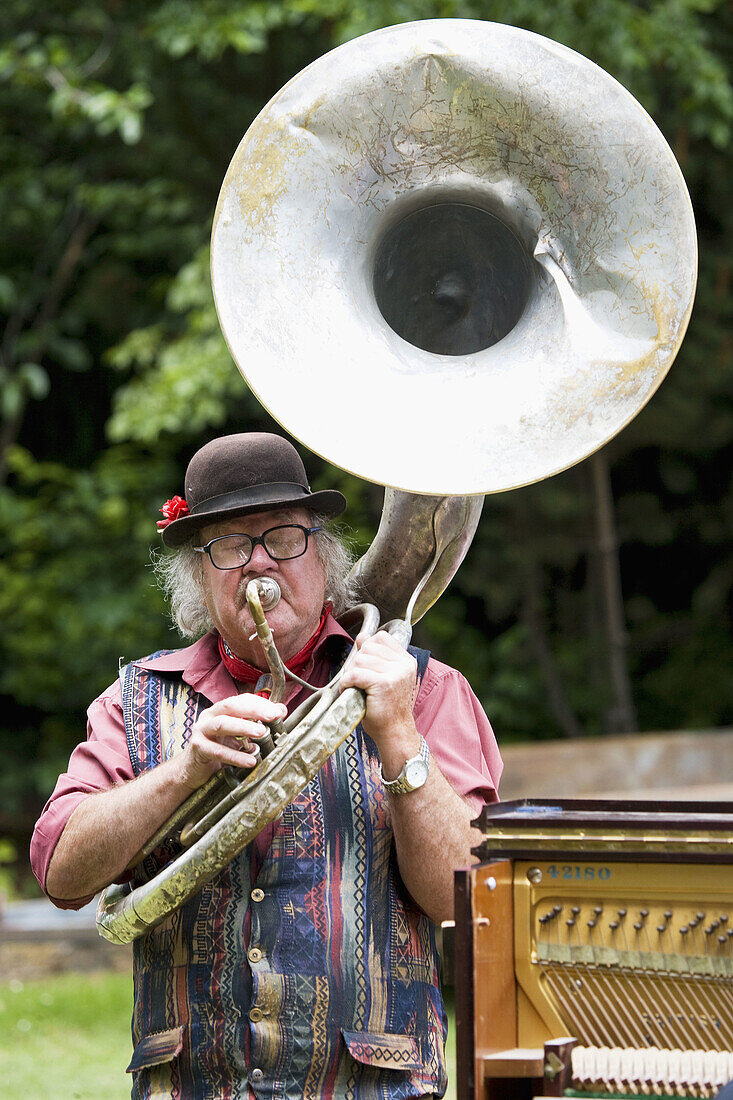 Musikanten, Arrowtown, Südinsel, Neuseeland