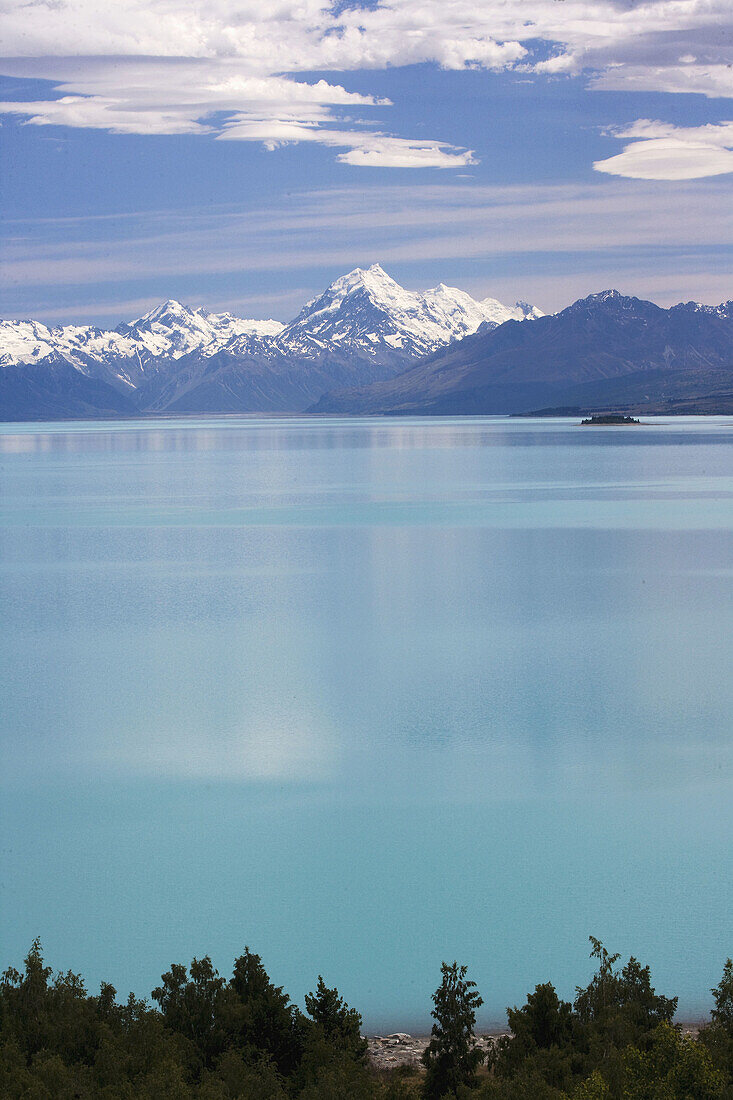 Mt Cook,  Lake Pukaki,  South Island,  New Zealand