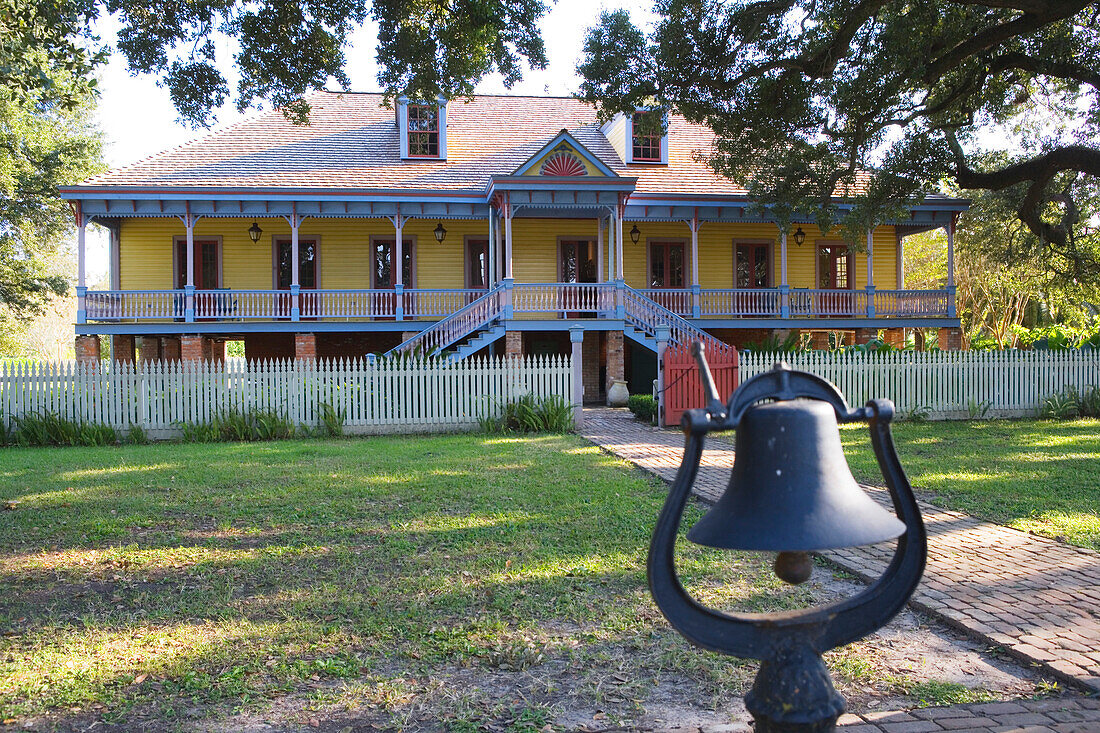 Laura Plantation is a rare example of a creole plantation house, Vacherie, Louisiana, USA