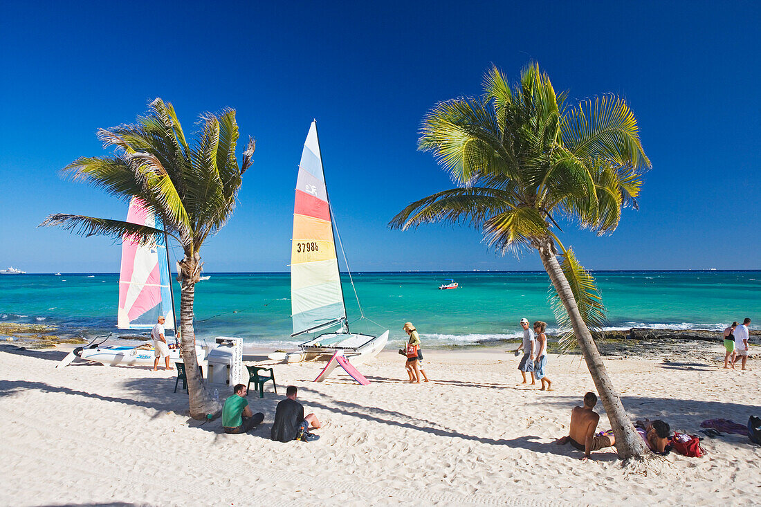 Main beach, Playa del Carmen, State of Quintana Roo, Peninsula Yucatan, Mexico