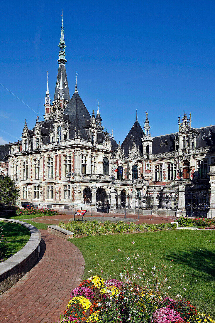 The Facade Of The Benedictine Palace, Fecamp, Seine-Maritime (76), Normandy, France