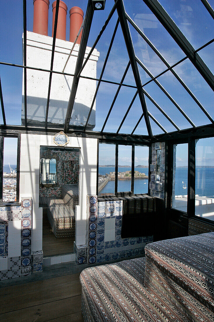 The Glass Room Or Belvedere, Hauteville House, Victor Hugo'S House, Saint Peter Port, Guernsey, England