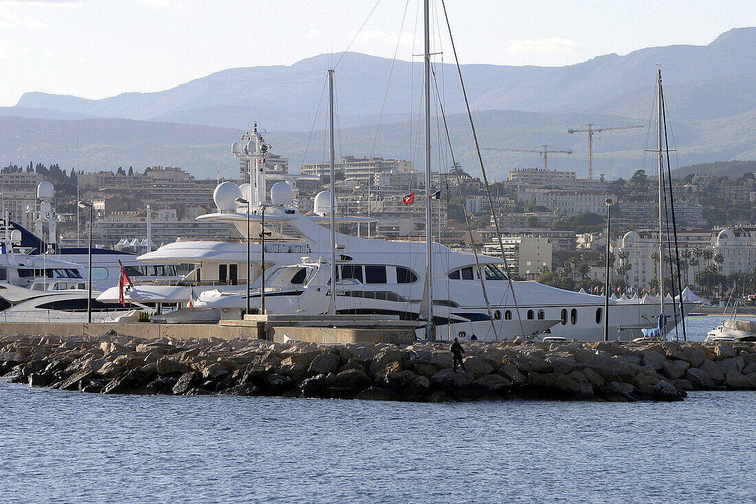 The Marina In Cannes, Alpes-Maritimes (06), France