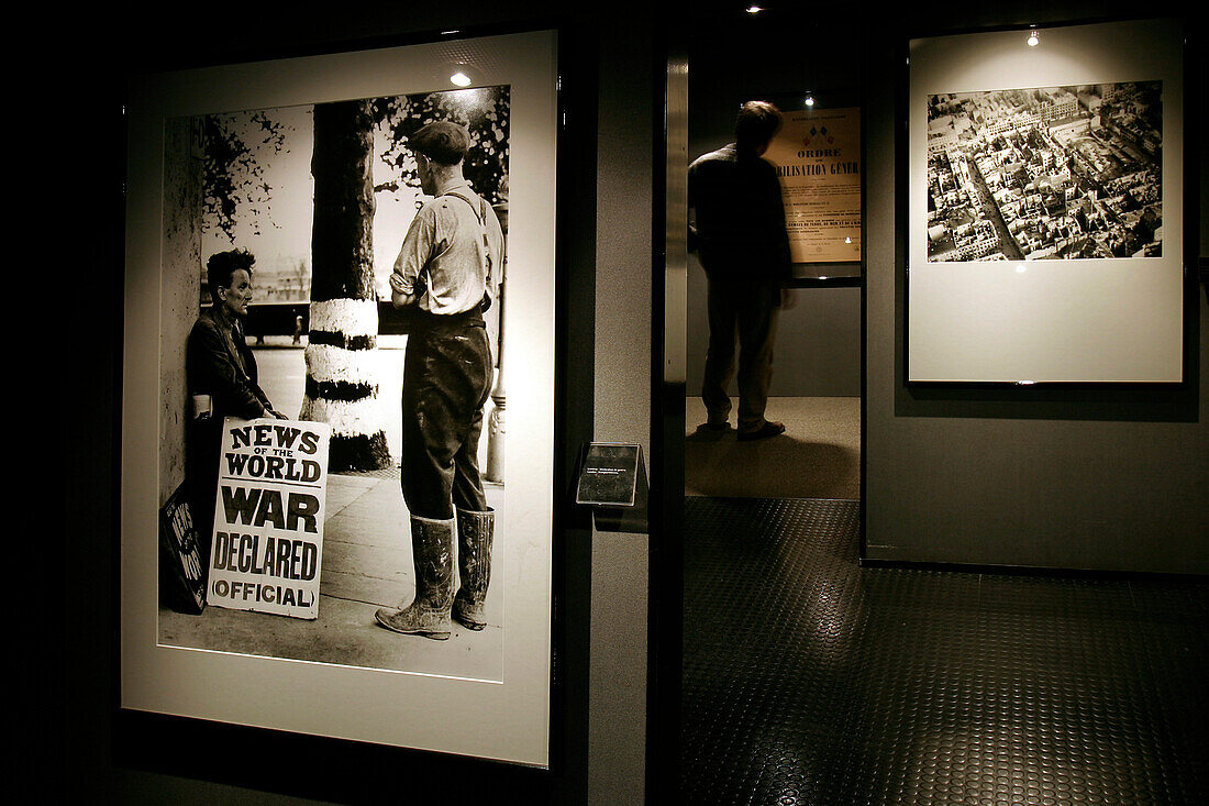 Poster Announcing The Start Of The War, Site Of The June 6, 1944 D-Day Landings, Calvados (14), Normandy, France