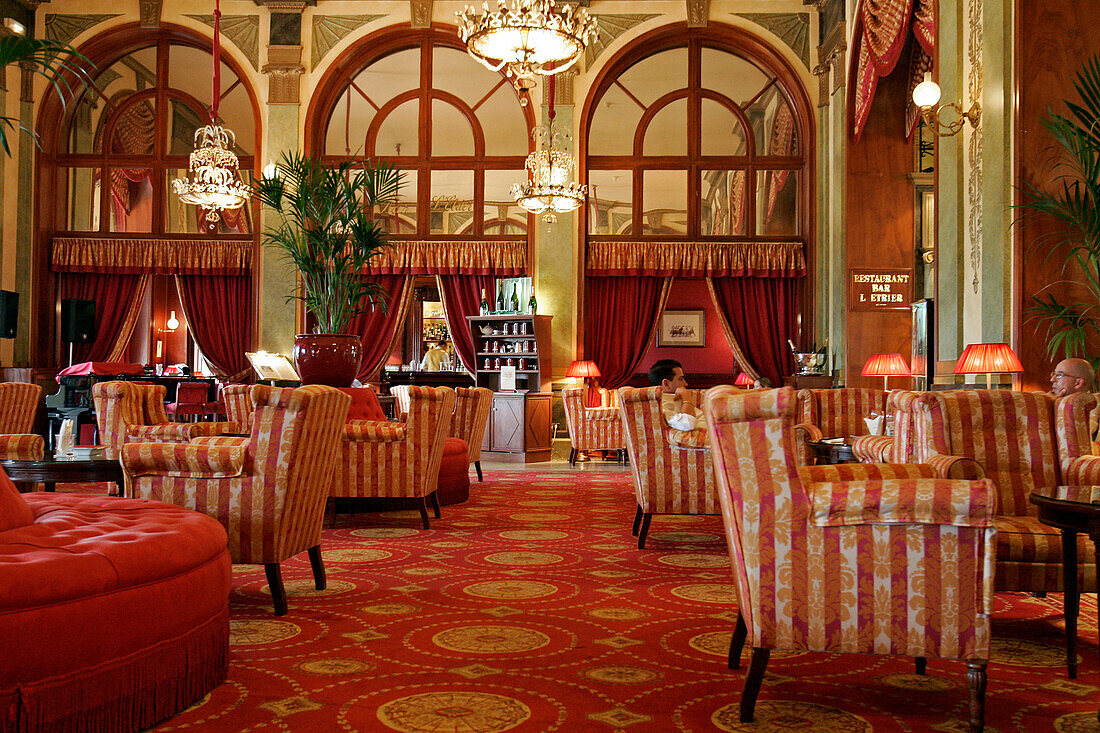 The Lounge, Hotel-Restaurant 'Le Royal', Deauville, Calvados (14), Normandy, France