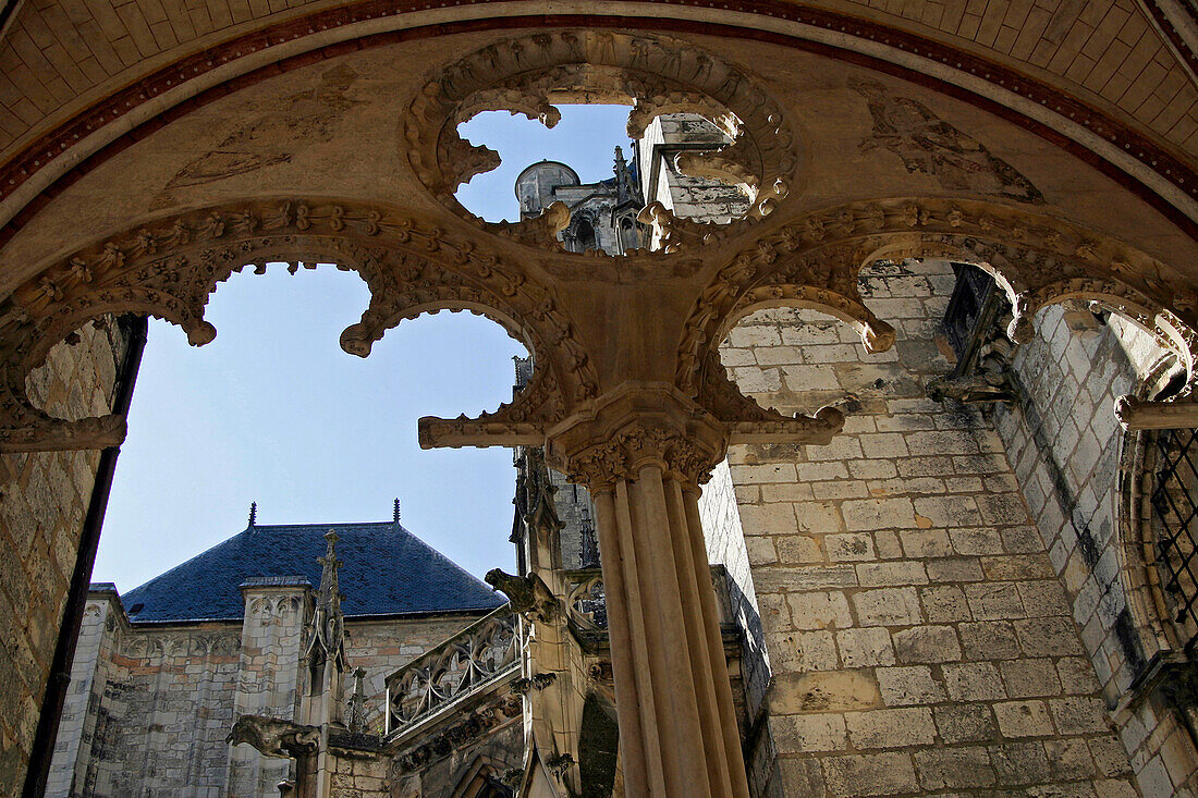 Detail On The Door, Cathedral, Bourges, Cher (18), France