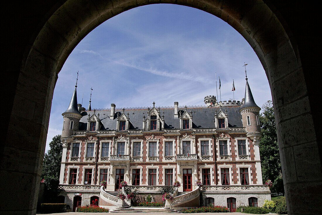 Town Hall, Saint-Florent-Sur-Cher, Cher (18), France