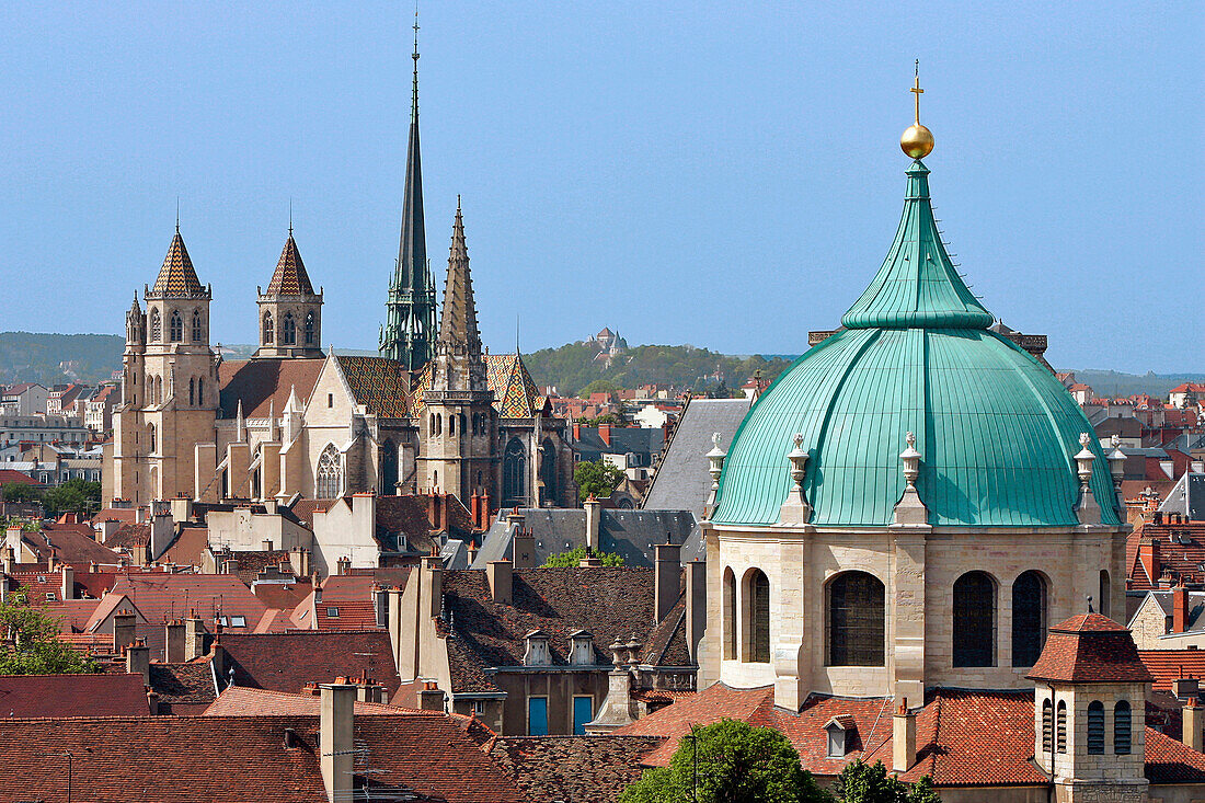 Cathedral And Dome Of The Museum Of Sacred Art, Dijon Town Center, Cote D'Or (21), France