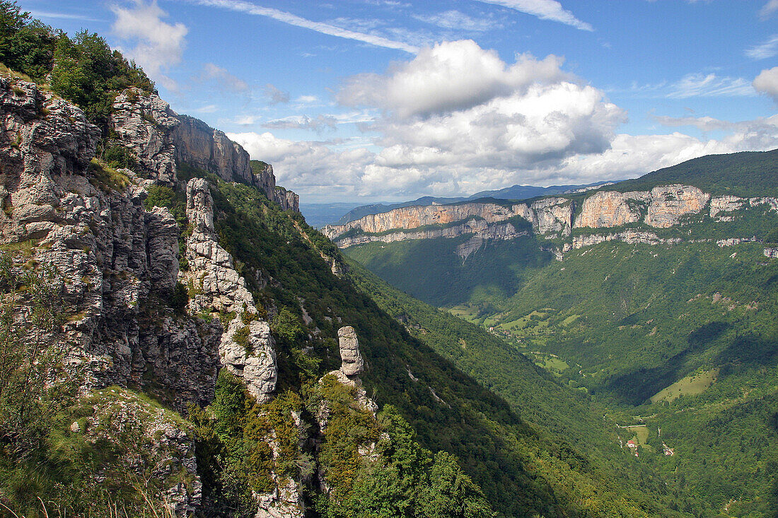 Combe Laval Road, Vercors, Drome (26), France
