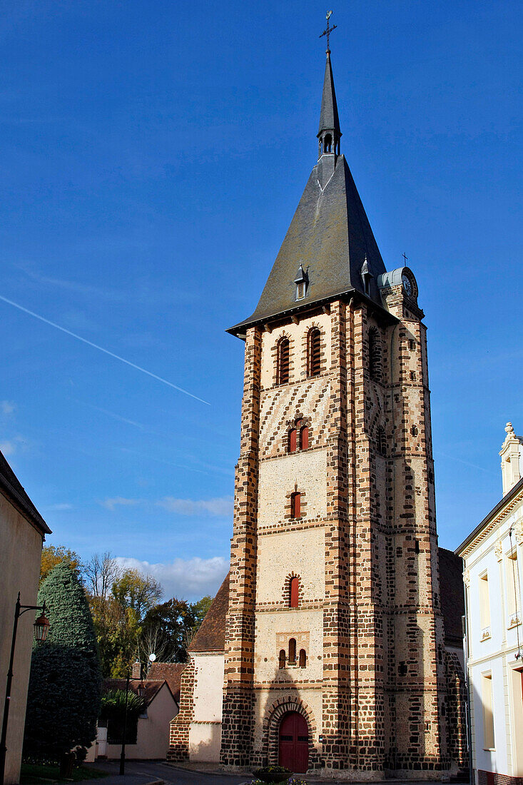 Tower Of The Senonches Church, Eure-Et-Loir (28), France