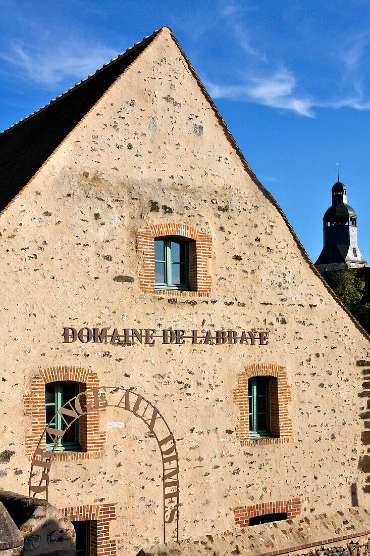 Facade Of The Grange Aux Dimes At The Thiron-Gardais Abey, Perche, Eure-Et-Loir (28), France