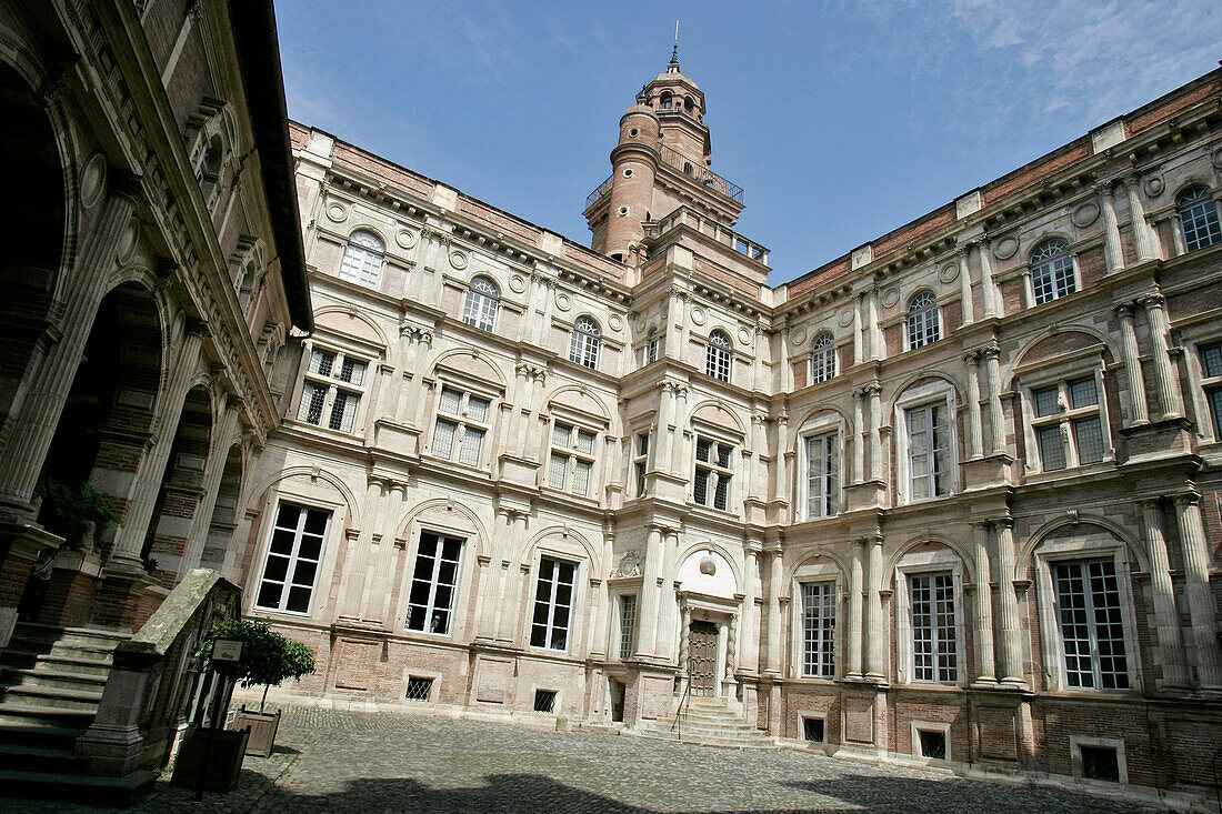 Facade Of The Hotel D'Assezat, Toulouse, Haute-Garonne (31), France