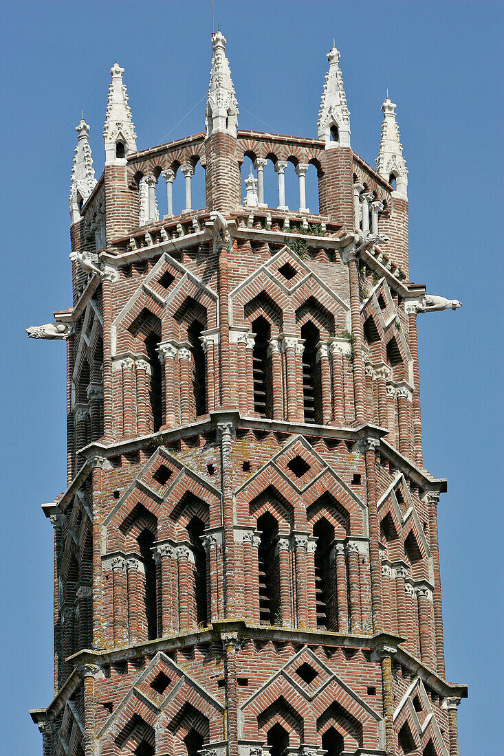 The Bell Tower, Jacobins Convent Toulouse, Haute-Garonne (31), France