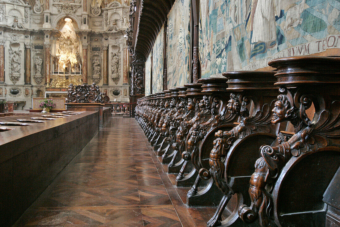 Louis Xiii Style Stalls, Saint-Etienne Cathedral, Saint-Etienne Neighborhood, Toulouse, Haute-Garonne (31), France