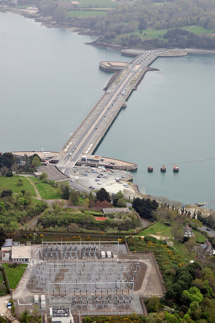 Bridge Of The Tidal Power Station And The Rance Dam, Dinard, Ille-Et-Vilaine (35), France