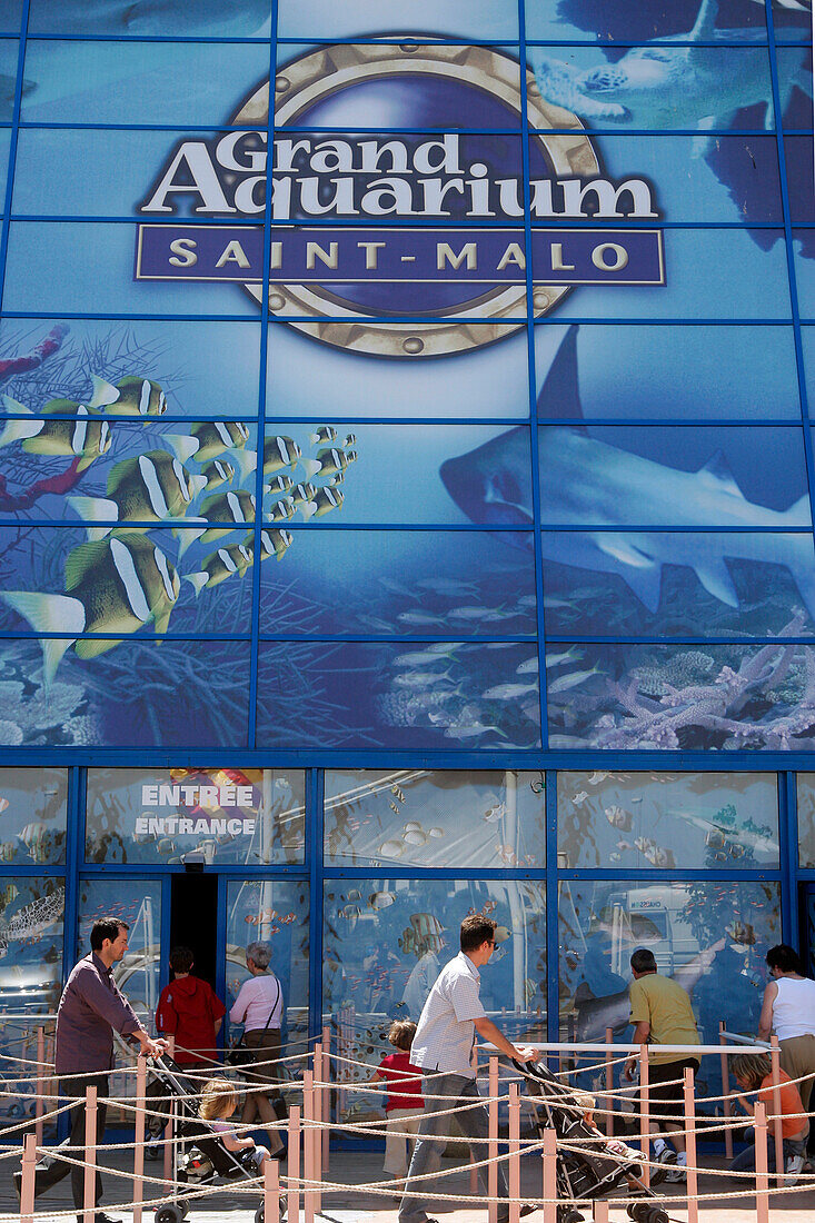Facade, Saint Malo Aquarium, Ille-Et-Vilaine (35), France