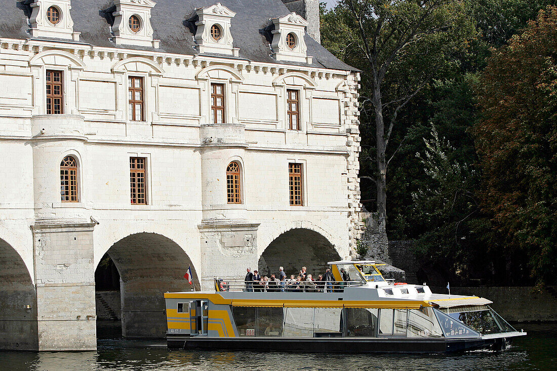 The Bellandre, Sightseeing Barge, Chateau De Chenonceau, Indre-Et-Loire (37), France