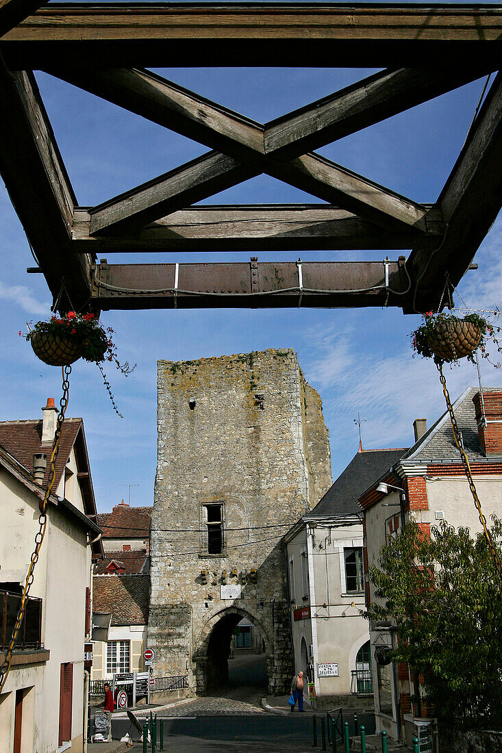 Keep Of The Old Town Gate, Menetou-Sur-Cher, Loir-Et-Cher (41), France