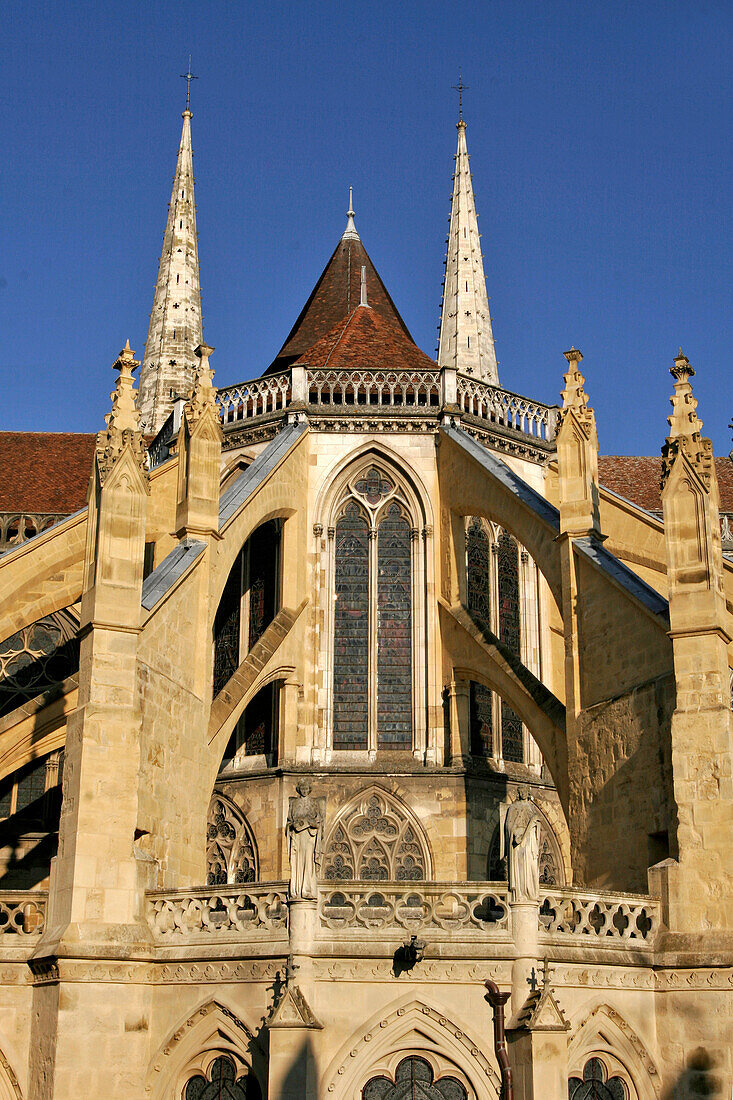 Detail Of The Sainte-Marie De Bayonne Cathedral, Basque Country, Basque Coast, Bayonne, Pyrenees Atlantiques, (64), France