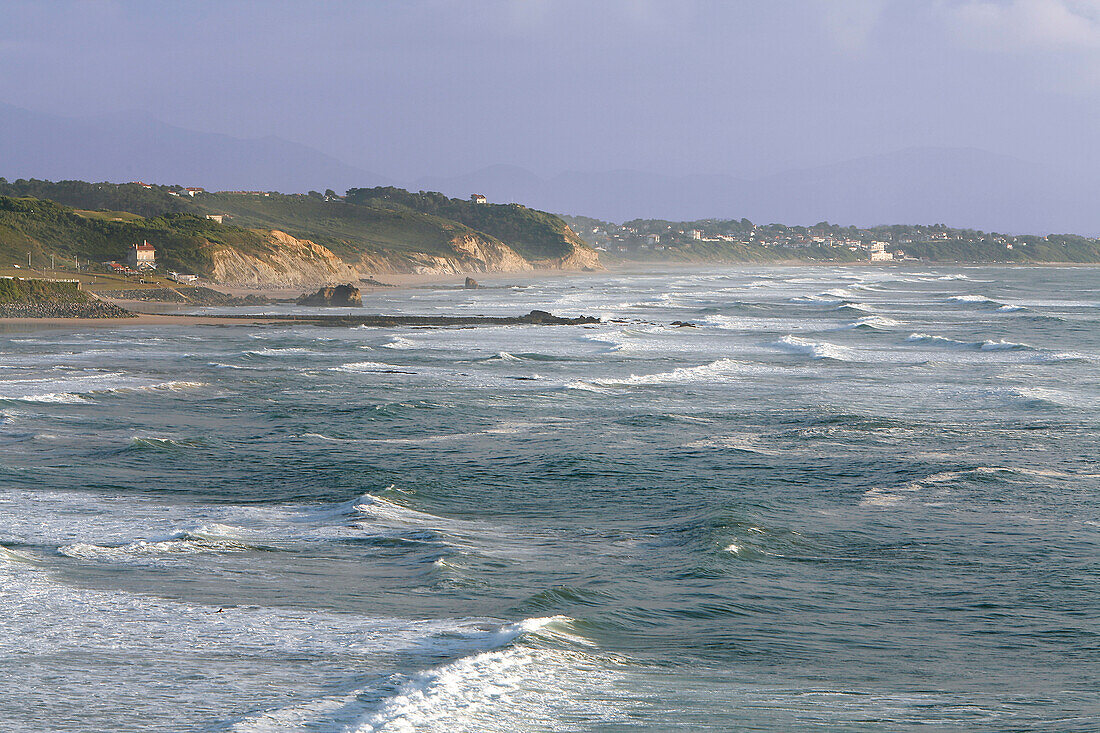 Cote Des Basques Beach, Biarritz, Pyrenees Atlantiques, (64), France, Basque Country, Basque Coast