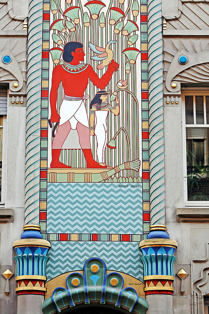 Egyptian House, Rue Rapp, Strasbourg, Bas-Rhin (67), Alsace, France