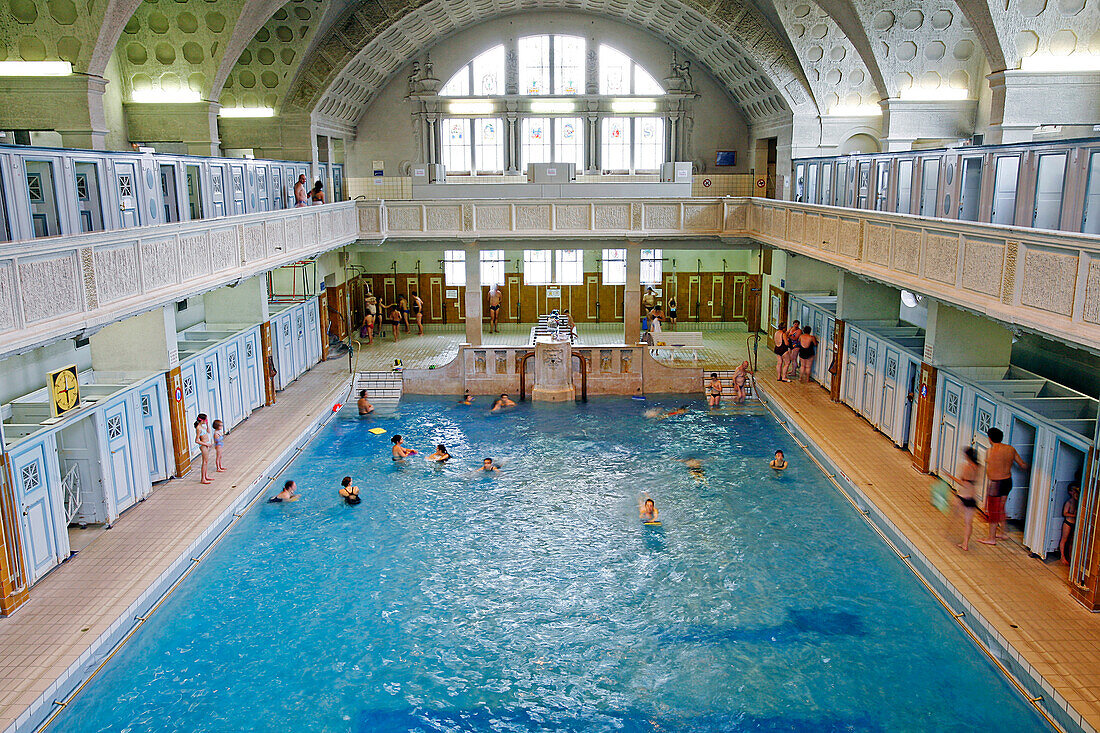 Swimming Pool, Municipal Baths Of The City Of Strasbourg, Strasbourg, Bas-Rhin (67), Alsace, France