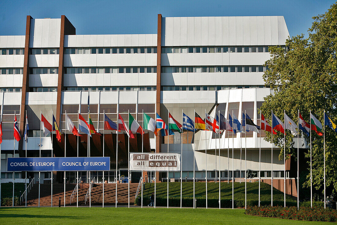 Palais De L'Europe, Council Of Europe, Strasbourg, Bas Rhin (67), Alsace, France, Europe