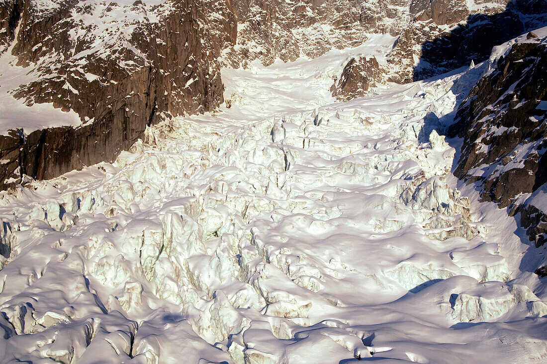 Mountain Landscape, The Sea Of Ice, Massif Of The Mont-Blanc, Haute-Savoie (74), France