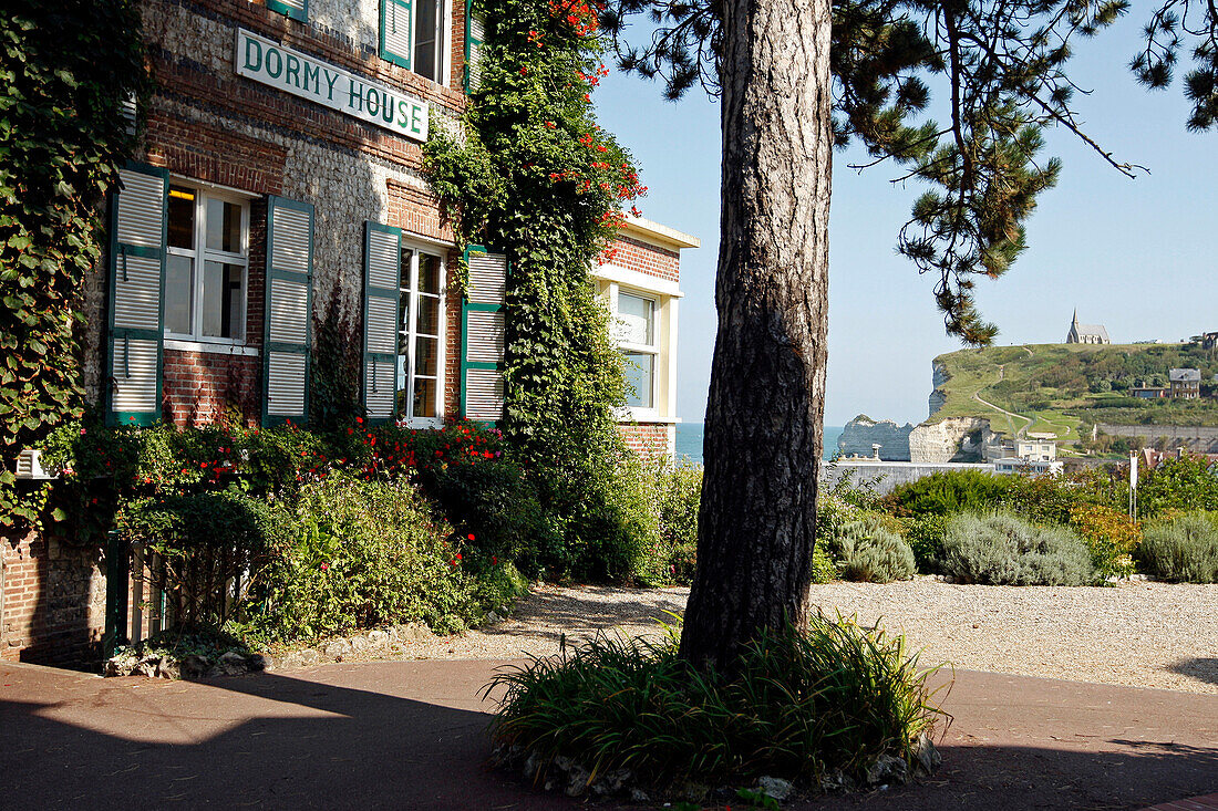 The Park At The Hotel 'Dormy House', Etretat, Seine-Maritime (76), Normandy, France